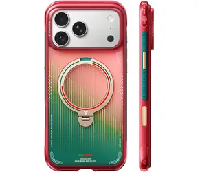 Torras Ostand Q3 Air World Cup Limited červená & zelená / Ochranný kryt / Apple iPhone 17 Pro Max / MagSafe