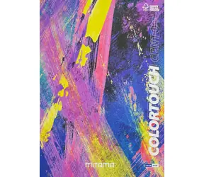 Mitama Color Touch modrá-žlutá / Sešit / A4+ / linkovaný s okraji / 52+2 listů / 100 g