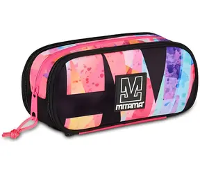 Mitama 3Zip Color Drops / Penál plný / třípatrový / 11 ks psacích potřeb