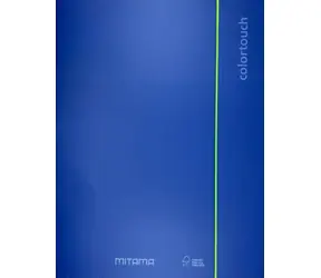 Mitama Color Touch modrá / Desky s gumičkou / 3 chlopně / 25×35 cm