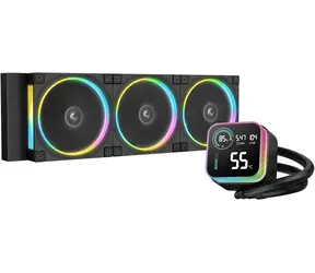 DEEPCOOL LQ360 Ultra ARGB černá / Komplet vodního chlazení / 3x 120mm / 500-2150 RPM / 32 dB
