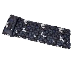 Acra L140M šedobéžová maskovací / Nafukovací karimatka / s polštářkem / 5 cm