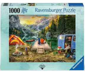 Ravensburger Puzzle Klid v kempu / 1000 dílků / od 14 let