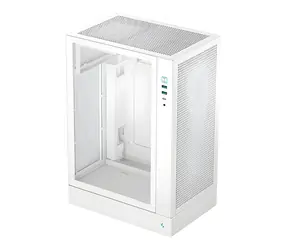 Deepcool CH170 PLUS bílá / Midi Tower / Tvrzené sklo / µATX / bez zdroje / USB-C 3.2 Gen2