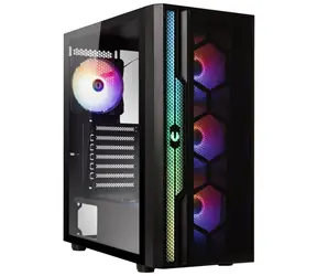 BitFenix Apollo černá / Skříň / ATX / 3x USB 3.0 + USB 2.0 / 4x 120mm FRGB fan / tvrzené sklo / bez zdroje