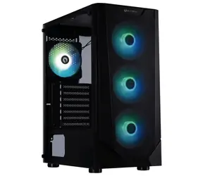 BitFenix C60 černá / Skříň / ATX / 4x 120mm ARGB / 2x USB 2.0 + 1x USB 3.0 / bez zdroje / tvrzené sklo