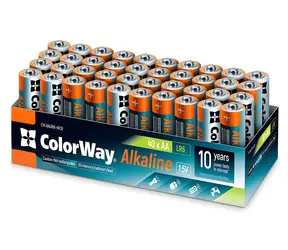 Colorway alkalická baterie AA 40ks / 1.5V