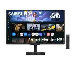 27" Samsung Smart Monitor M5 M50F černá / Smart monitor / IPS / 1920x1080 / 60 Hz / Wi-Fi / Bluetooth / 2x HDMI