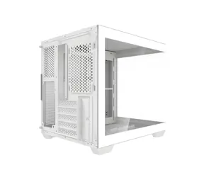 darkFlash C275P bílá / mATX / bez ventilátorů / 1x USB 3.0 & 2x USB-A / průhledná bočnice / bez zdroje