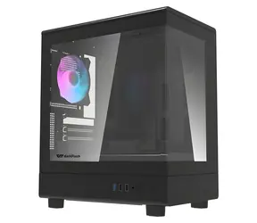 darkFlash DB330M černá / mATX / 3x 120 mm ARGB / 2x USB-A / průhledná bočnice / bez zdroje