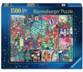 Ravensburger Puzzle Dílna vánočních skřítků / 1500 dílků
