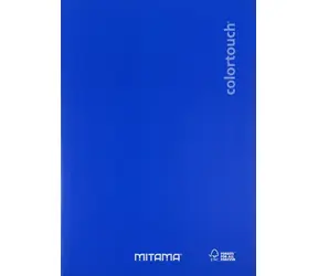 Mitama Color Touch modrá / Sešit / A5 / 40+2 listů / Čtverečkovaný