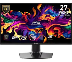 26,5" MSI MAG 272QP QD-OLED X24 černá / Monitor / QHD / QD-OLED / 240 Hz / 2× HDMI+DP / VESA