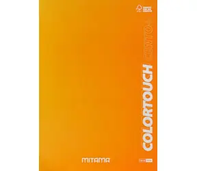 Mitama Color Touch oranžová / Sešit / A4+ / čtverečkovaný 5 mm / 52+2 listů / 100 g