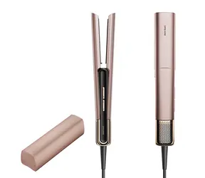 Dreame Aero Straight Pro zlatá / Žehlička na vlasy / 1500 W / destičky 38 mm / LED displej