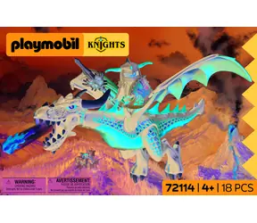 Playmobil® 72114 Knights Black Dragon / Stavebnice / 18 dílků / od 4 let