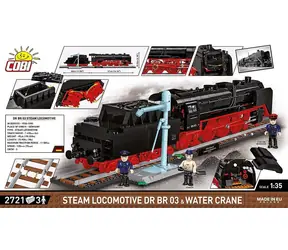 COBI 6286 Parní lokomotiva DR BR 03 Executive Edition / Stavebnice / 2721 kostek / 3 figurky / od 10 let