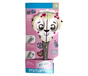 Mitama Animal Fantasy ovečka / Dětské nůžky / 13 cm / zaoblené čepele