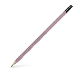 Faber-Castell Grip 2001 růžová / Grafitová tužka s gumou / trojhranná / tvrdost B