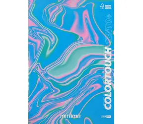 Mitama Color Touch růžová mramor / Sešit linkovaný / A4+ / 52+2 listů / 100 g/m2