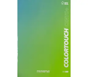 Mitama Color Touch zelená-modrá / Sešit / A4+ / linkovaný / 52+2 listů / 100 g