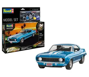 Revell Model Set Fast & Furious 1969 Chevy Camaro Yenko / Plastikový model / 1:25 / 92 dílků / od 13 let