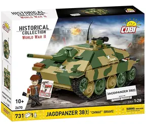 COBI 2670 Jagdpanzer 38(t) „Chwat" / Stavebnice / 1:28 / 731 dílků / od 10 let