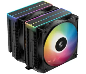 DEEPCOOL AG620 BK ARGB V2 černá / Chladič CPU / 2x 120 mm ARGB / Hydro Bearing / AMD + Intel