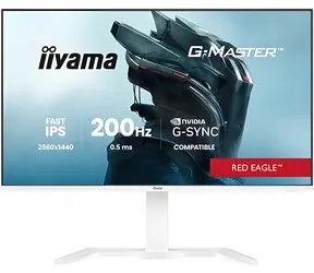 27" Iiyama G-Master GB2771QSU-W1 bílá / Monitor / Fast IPS / QHD / 200 Hz / 0,5 ms