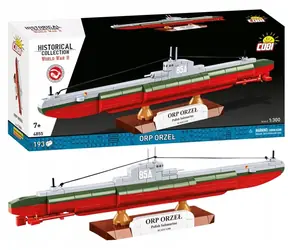 COBI 4855 Ponorka ORP Orzeł / Stavebnice / 193 kostek / 1:300 / od 7 let
