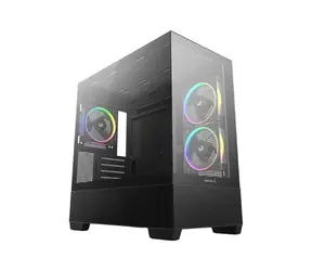 Deepcool CG380 3F černá / Skříň PC / Midi tower / mATX / ARGB / 2× temperované sklo
