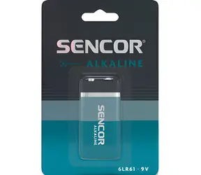 Sencor / Alkalická baterie / 9V (6LR61) / 1 ks