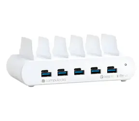 Compulocks / Nabíjecí dokovací stanice / 5x USB / zástrčka EU