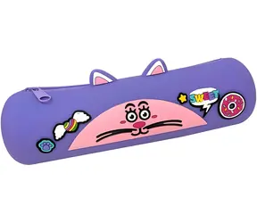 MITAMA Mitamino Animal fialová / Penál / Silikon / Zip