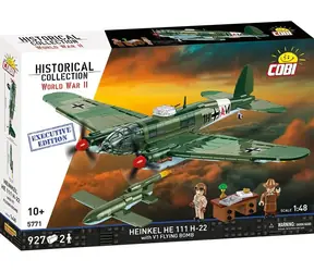 COBI 5771 Heinkel He 111 H-22 s V1 Executive Edition / Stavebnice / 927 dílků / 2 figurky / od 10 let