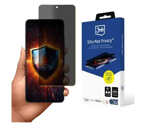 3mk Silky Matt Privacy pro Poco F7 Pro a F7 Ultra / Ochranná fólie / Matná / Ochrana soukromí 30°