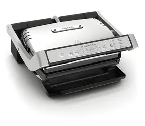 Tefal Optigrill Elite GC707D stříbrná/černá / Kontaktní gril / 2000 W / 6 programů