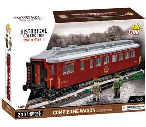 COBI 6289 Compiegne Waggon 22. 6. 1940 / Stavebnice / 1:35 / 2 001 dílků / od 10 let