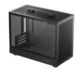 Deepcool CH160 PLUS černá / Počítačová skříň / Mini Tower / mATX / Temperované sklo