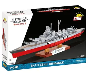 COBI 4854 Battleship Bismarck / Stavebnice / 590 kostek / 1:700 / od 8 let
