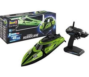 Revell 24139 X-TREME Speedboat HURRICANE zelená/černá / RC loď / 45 km/h / 2.4 GHz / LiPo 7.4V / 14+