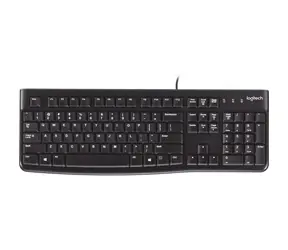Logitech Media Keyboard K120 HU / Klávesnice / USB / Maďarský layout / černá