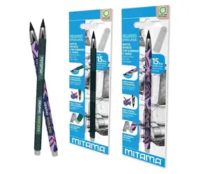 Mitama 62980-90164 růžová / Nekonečná grafitová tužka / s gumou / s víčkem