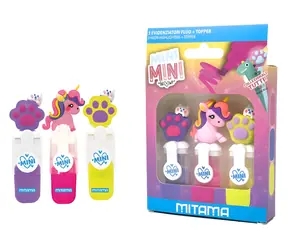 Mitama Mini Mini / Zvýrazňovač / sada 3 ks / neon / hrot 5 mm