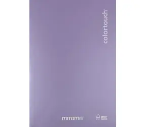 Mitama Color Touch fialová / Sešit / A5 / 40+2 listů / Linkovaný