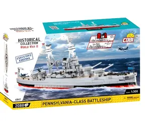 COBI 4842 Americká bitevní loď Pennsylvania / Stavebnice / Executive Edition / 1:300 / 2088 kostek / od 10 let