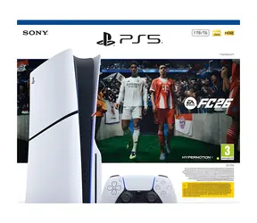 Sony PlayStation 5 Slim černá, bílá / Herní konzole / 1TB SSD / 4K UHD / Blu-ray / EA Sports FC 26