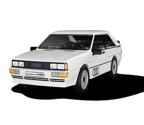 COBI 24665 Audi Quattro 1980 bílá / Stavebnice / 1:35 / 79 kostek / od 7 let