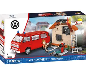 COBI 24635 Volkswagen T3 Hasiči / Stavebnice / 1:35 / 238 kostek / od 7 let