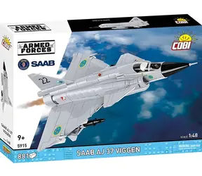 COBI 5915 Švédský stíhací letoun Saab AJ 37 Viggen / Stavebnice / 1:48 / 881 dílků / od 9 let